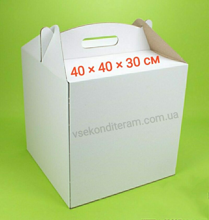 коробка для торта 40х40х30 см