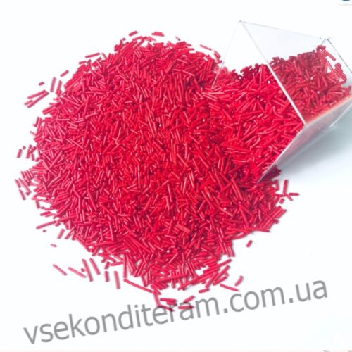 Посыпка вермишель – красная (100 г)