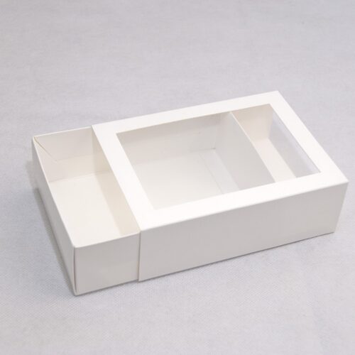 Коробка двойной пенал 115*155*50 с окном